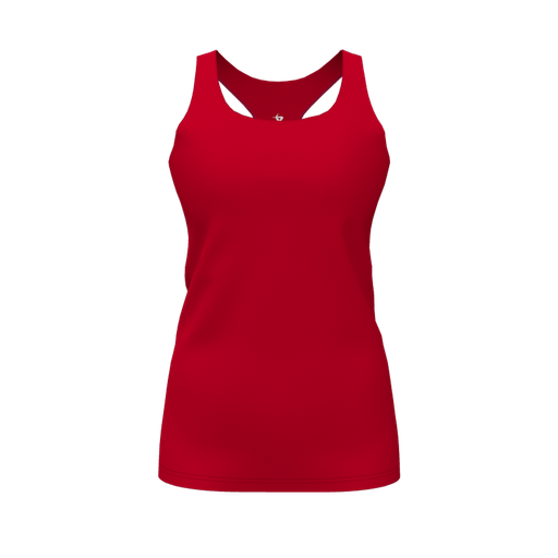 [DFW-RCBK-PER-RED-FYS] Racerback Tank Top (Female Youth S, Red, None)