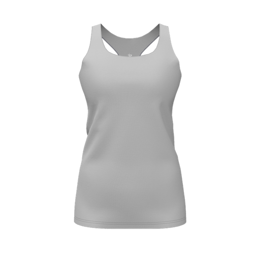 [DFW-RCBK-PER-GRY-FYS] Racerback Tank Top (Female Youth S, Gray, None)
