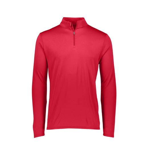 [2787.040.XS-LOGO1] Ladies Dri Fit 1/4 Zip Shirt (Female Adult XS, Red)