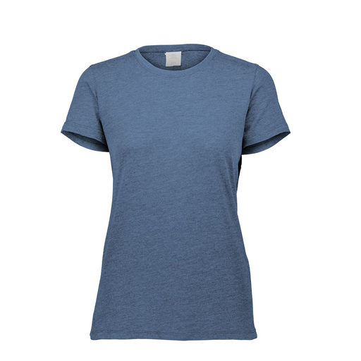 [3067.U22.XS-LOGO1] Ladies TriBlend T-Shirt (Female Adult XS, Navy)
