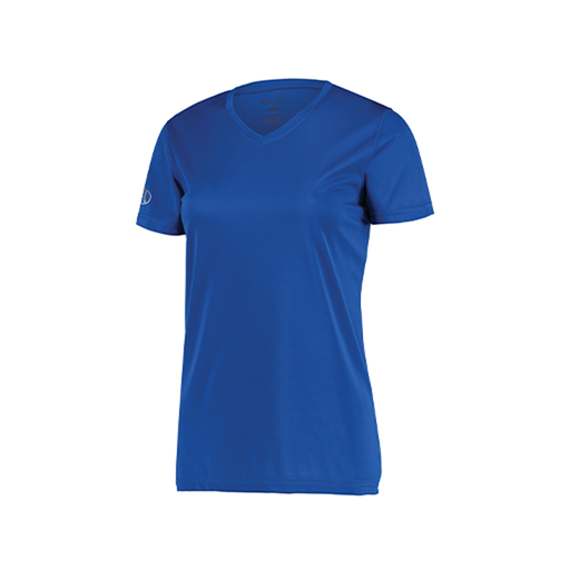 [222820.060.S-LOGO1] Ladies Movement Dri Fit Shirt (Female Adult S, Royal)
