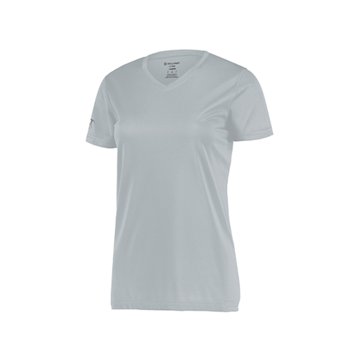 [222820.099.S-LOGO1] Ladies Movement Dri Fit Shirt (Female Adult S, Silver)