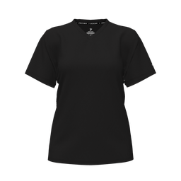 [CUS-DFW-TEES-PER-VNK-SSL-BLK-FYXS-LOGO1] Performance T-Shirt (Female Youth XS, Black, V Neck, Short Sleeve)