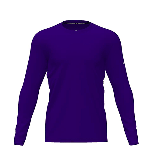 [CUS-DRIF-TEES-PER-CNK-LSL-PUR-YXS-LOGO1] Dri Fit Performance T-Shirt (Youth XS, Purple, Logo 1, Long Sleeve)
