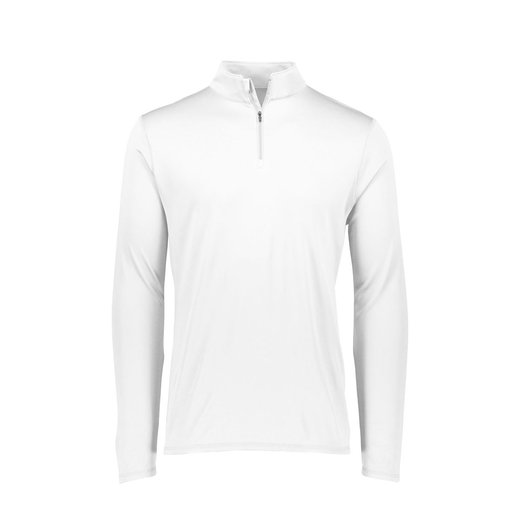 [2785.005.S-LOGO1] Men's Flex-lite 1/4 Zip Shirt (Adult S, White)
