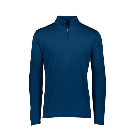 [2785.065.S-LOGO1] Men's Dri Fit 1/4 Zip Shirt (Adult S, Navy, Logo 1)