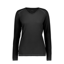 [6847-g240-BLK-FAXS-LOGO1] Women's SoftTouch Long Sleeve (Female Adult XS, Black, Logo 1)