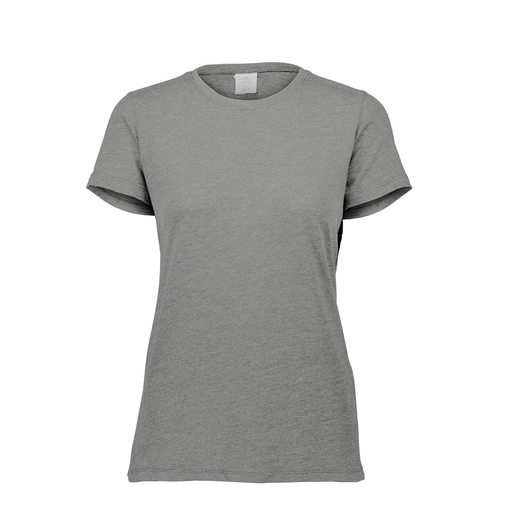 [FTSCUBGY-FAXS-LOGO1] Decker Women's Tri-Blend T-Shirt - Short Sleeve (Female Adult XS, Gray)