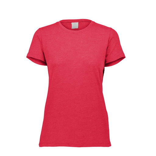 [FTSCUBRD-FAXS-LOGO1] Decker Women's Tri-Blend T-Shirt - Short Sleeve (Female Adult XS, Red)