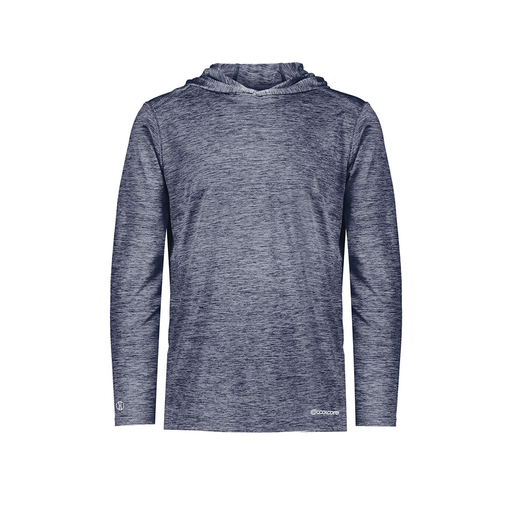 [FOLHCGNV-YS-LOGO1] Decker Youth Charge Hoodie (Youth S, Navy)