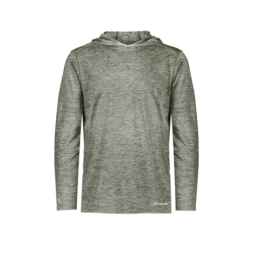 [FOLHCGGY-YS-LOGO1] Decker Youth Charge Hoodie (Youth S, Gray)