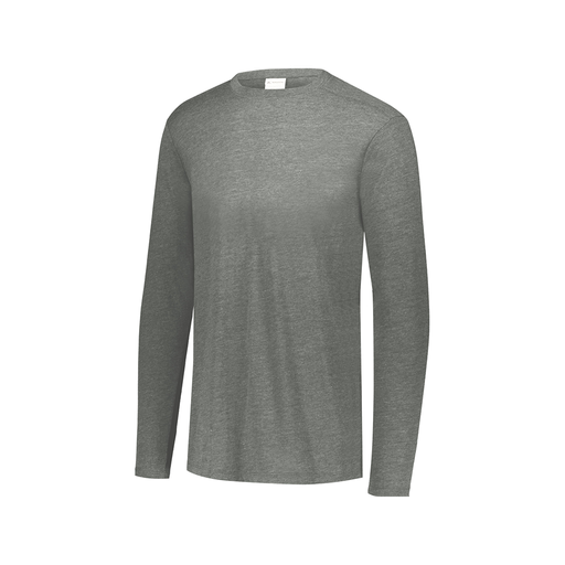 [3075.013.XS-LOGO1] Men's LS Ultra-blend T-Shirt (Adult XS, Gray)