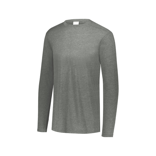 [FTLCUBGY-AXS-LOGO1] Decker Men's Tri-Blend T-Shirt - Long Sleeve (Adult XS, Gray)