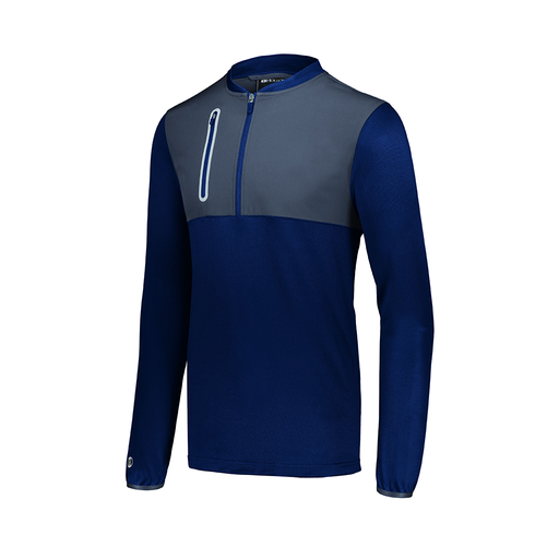 [229596.E81.XS-LOGO1] Men's Weld Pullover (Adult XS, Navy, Logo 1)