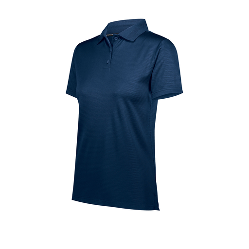 [222768.065.XS-LOGO1] Ladies Prism Polo (Female Adult XS, Navy)