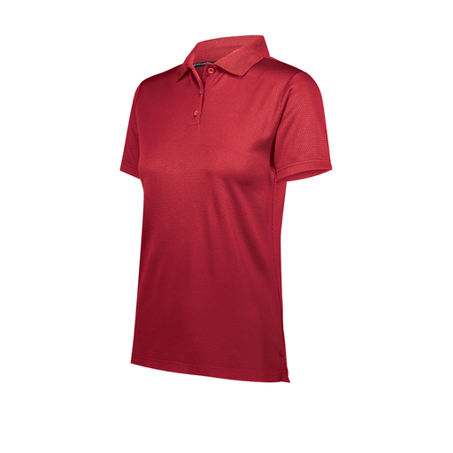 [222768-RED-FAXS-LOGO1] Ladies Prism Polo (Female Adult XS, Red)